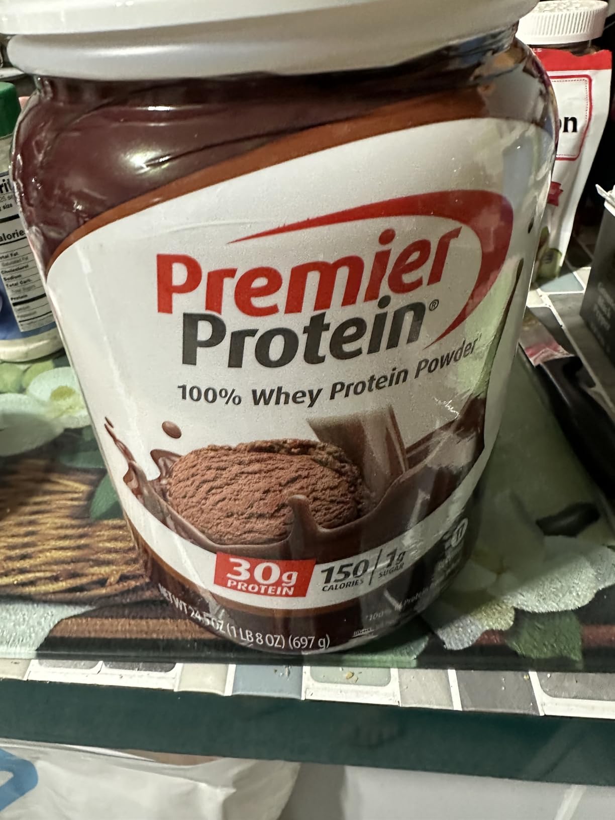 Premier Protein Powder, Chocolate Milkshake, 30g Protein, 1g Sugar, No Soy, Gluten Free, 41.9 oz (29 Servings) customer photo 1