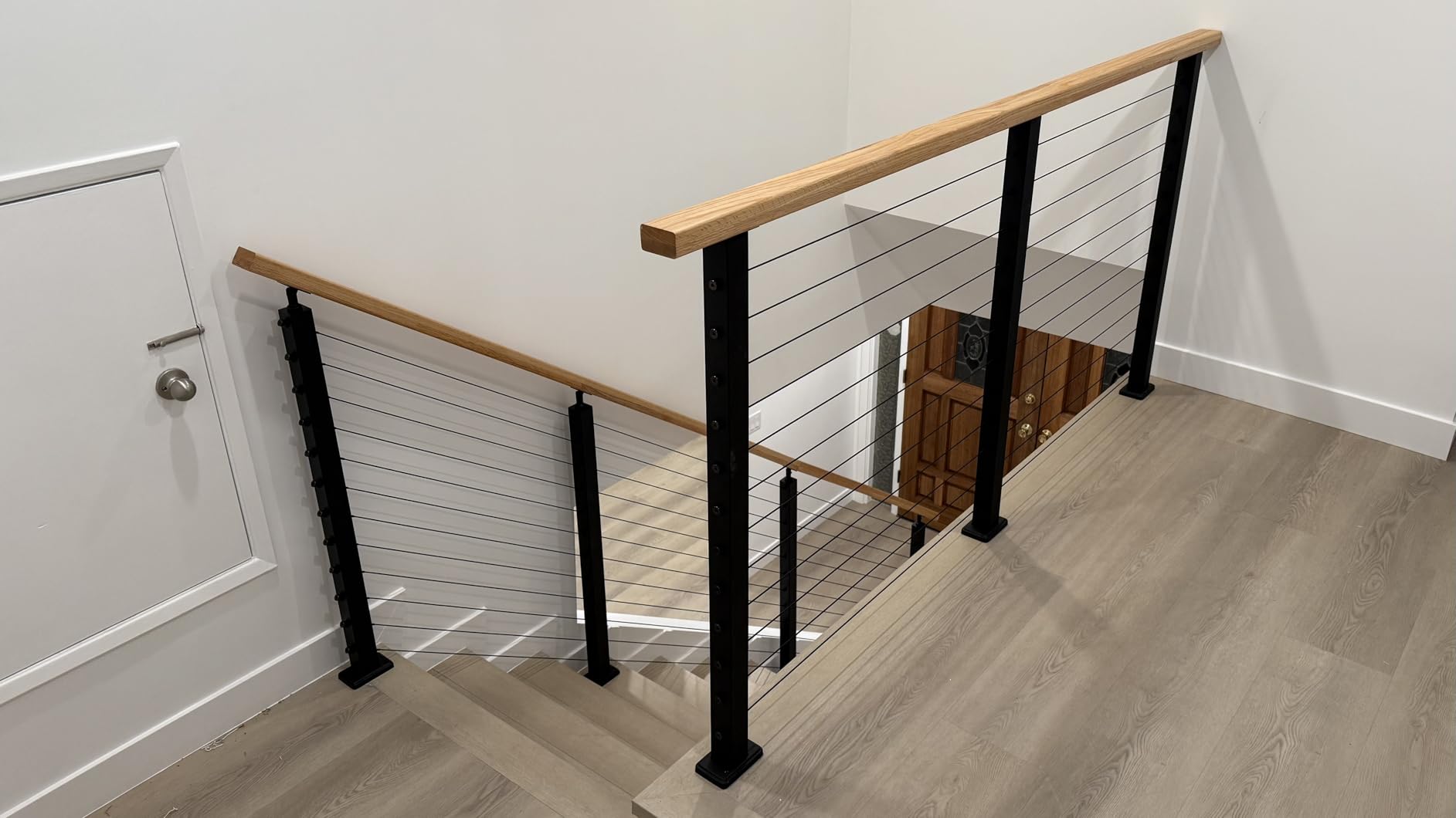 4ft-8ft Modular 42in Cable Railing System for Deck with Handrail customer photo 1