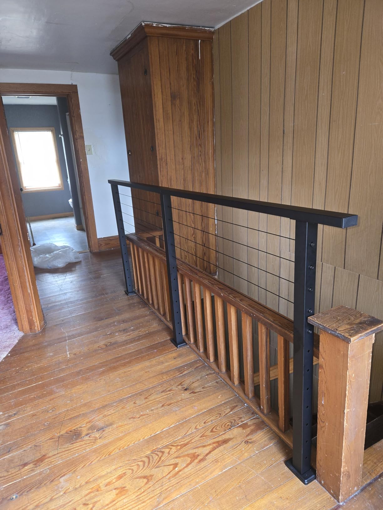4ft-8ft Modular 42in Cable Railing System for Deck with Handrail customer photo 2