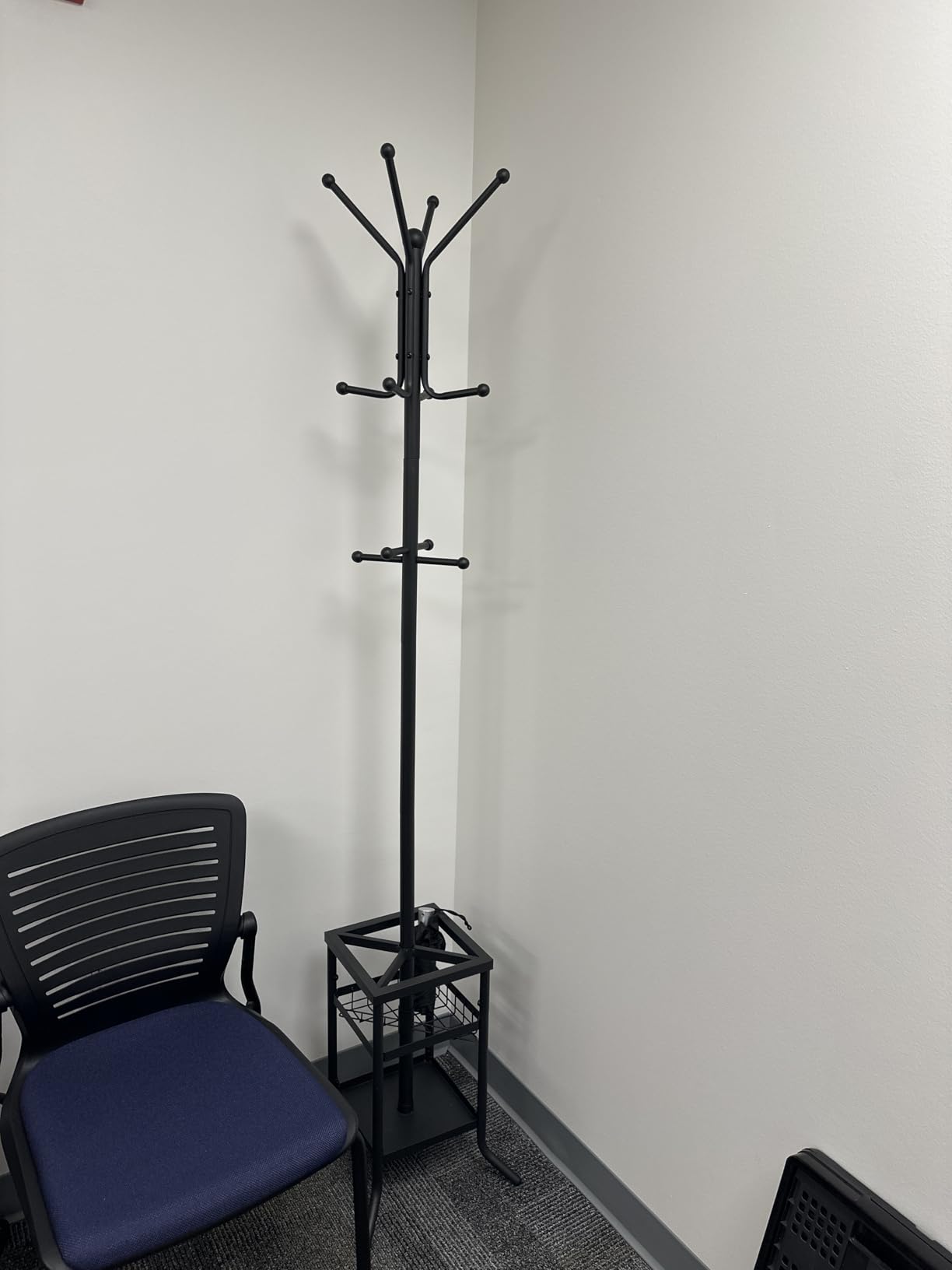 Yoobure Coat Rack Freestanding - Coat Tree with Umbrella Holder, Metal Coat Rack Stand with 12 Hooks, Modern Coat Hanger Stand for Entryway, Living Room, Bedroom, Office customer photo 1