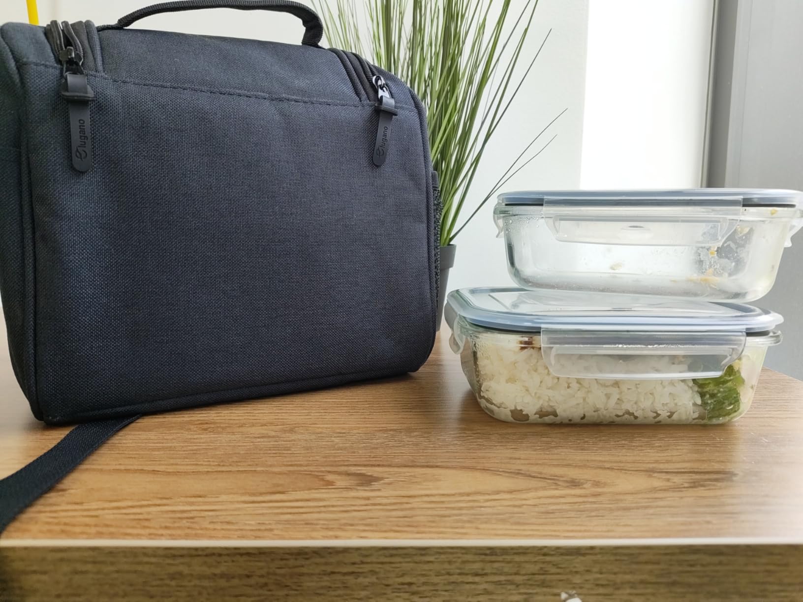 Vtopmart 5Pack 22oz Glass Storage Containers with Lids, Glass Meal Prep Food Container Sets with Snap Airtight Lid for Microwave, Oven, Freezer and Dishwasher, Grey customer photo 1