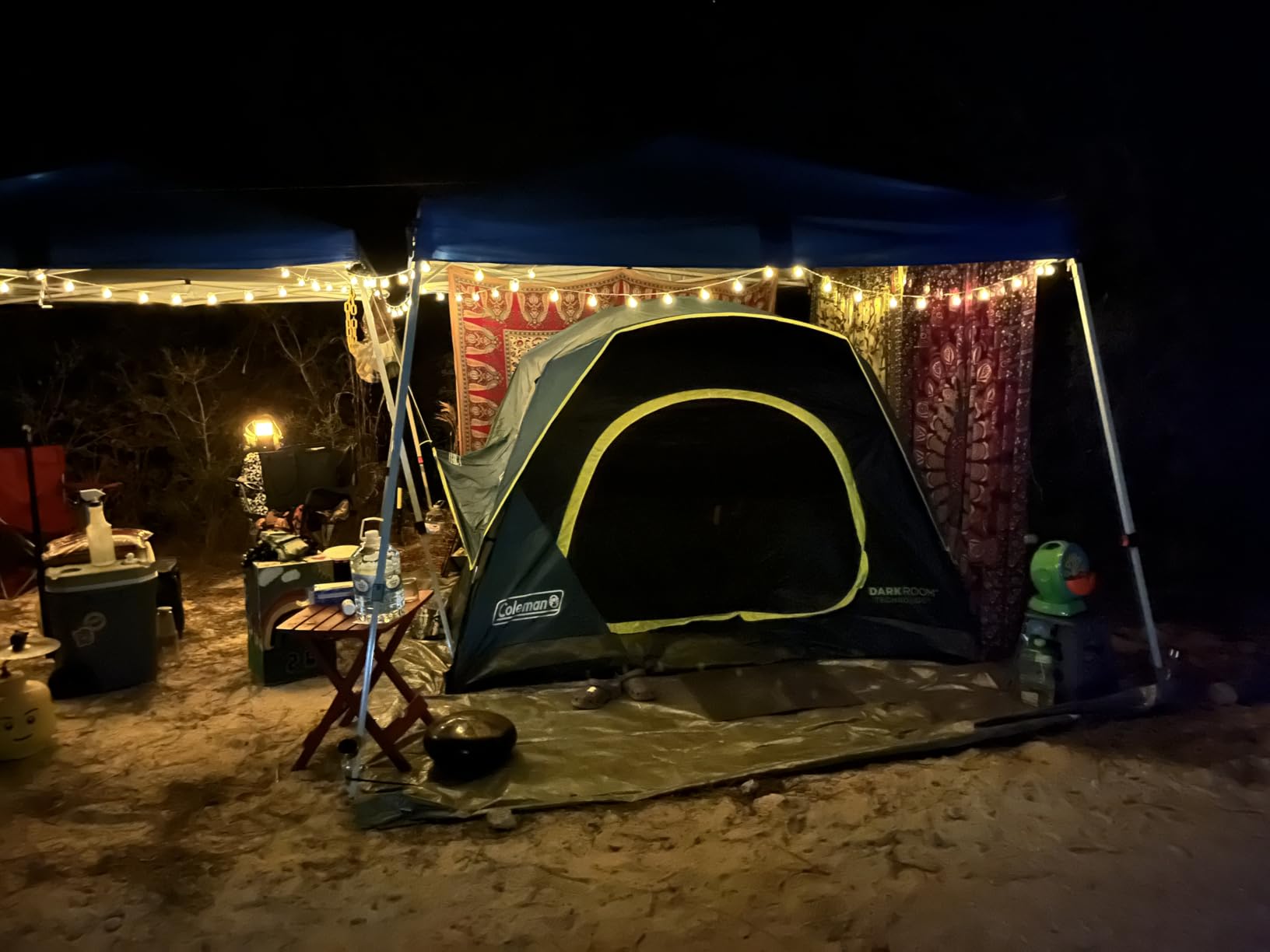 Coleman 4/6/8/10 Person Skydome Dark Room Tent with Rainfly, 5 Minute Setup, Blocks 90% of Sunlight, 20% More Headroom Than Traditional Tents customer photo 1