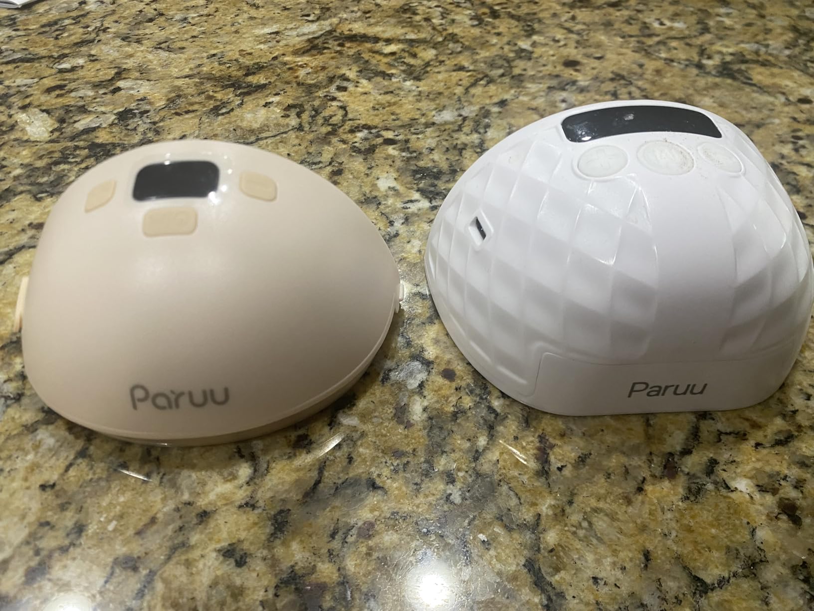 Paruu Hands Free Breast Pump P16, Wearable Breast Pump Electric Portable with 4 Modes & 12 Levels, Max 309mmHg Strong Suction 19/21/24mm Flange Inserts Wearable Breastfeeding Pump, 2 Pack (Nude) customer photo 1
