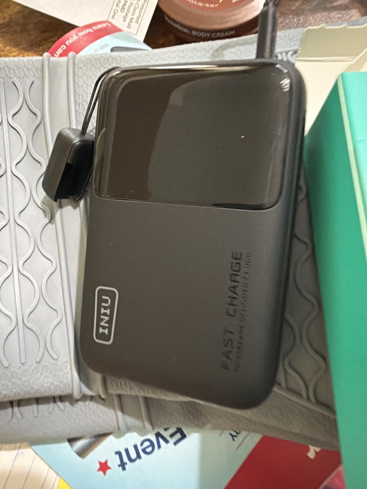 INIU 20000mAh Laptop Power Bank, Ultra Compact 65W PD Dual Fast Charging Portable Charger, Flight-Safe Battery Pack with USB C Cable customer photo 1