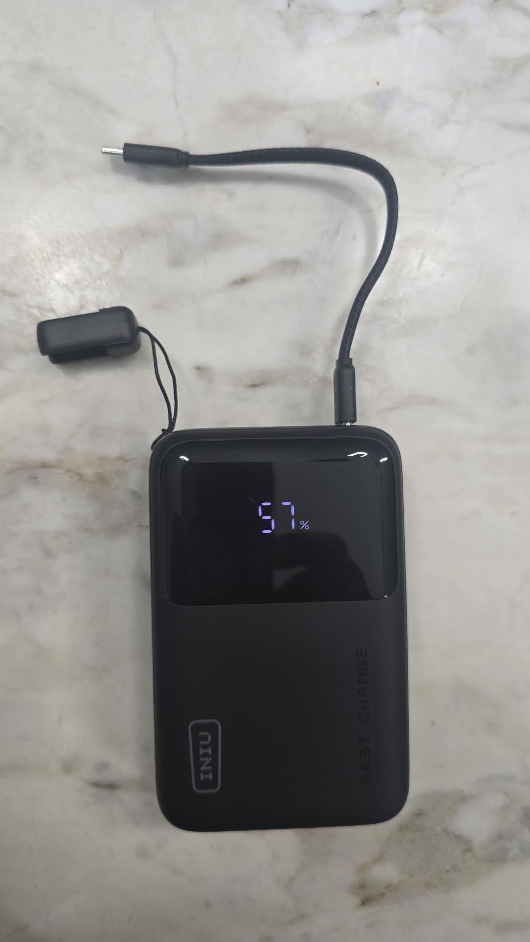 INIU 20000mAh Laptop Power Bank, Ultra Compact 65W PD Dual Fast Charging Portable Charger, Flight-Safe Battery Pack with USB C Cable customer photo 2
