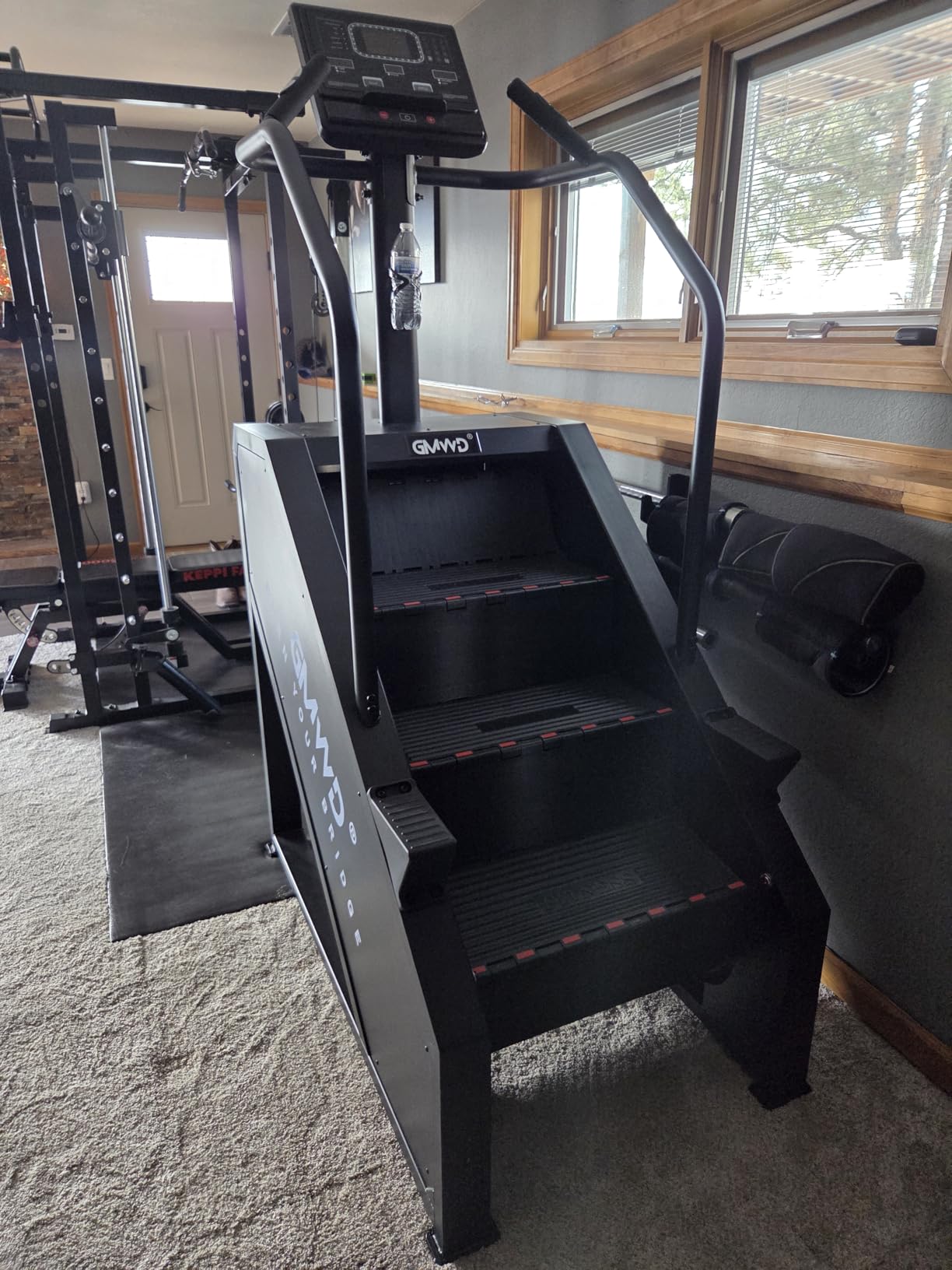 GMWD Stair Stepper Machine, Commercial Grade Stair Climber with Bluetooth, 15 Resistance Levels, 24-164 Steps/Min, Exercise Machine with LED Display for Home customer photo 2