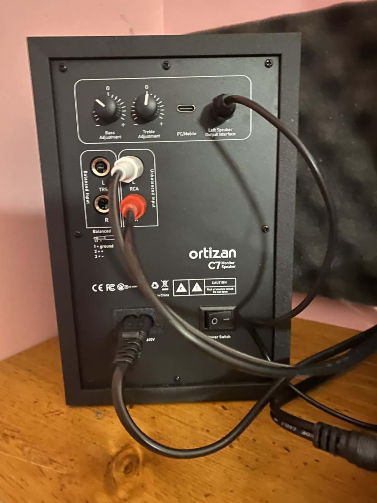 Ortizan C7 Dual-Mode 2.0 Studio Monitors, Active Monitor Speakers with Bluetooth 5.3 customer photo 1