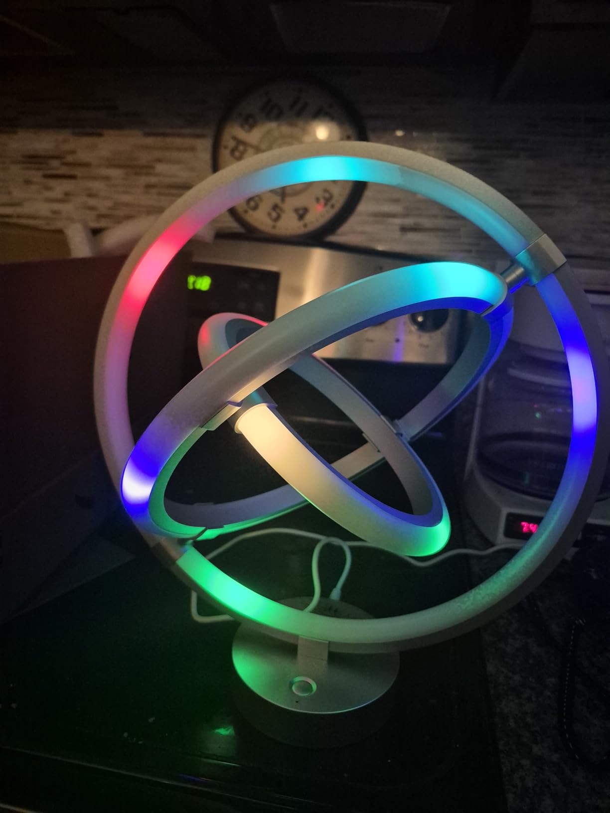 Lepro TB1 AI Smart Table Lamp, RGB+IC Addressable Color Changing Desk Light Alexa Google Home Enable, Music Sync, APP Control Cool LED Lamp for Room Decor customer photo 1