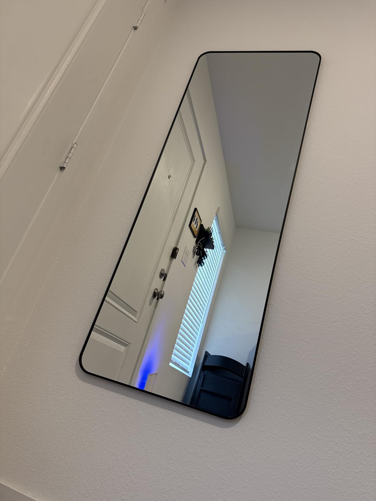 BEAUTYPEAK Black Full Length Mirror, 56
