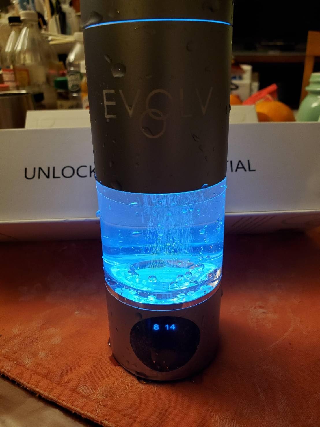 EVOLV Hydrogen Water Bottle Generator - SPE & PEM Water Ionizer 5PPM, Highest Concentrated Dose - 8oz Hydrogenated Water Bottle for Improved Energy & Inflammation Support - Convenient & Easy to Use customer photo 2