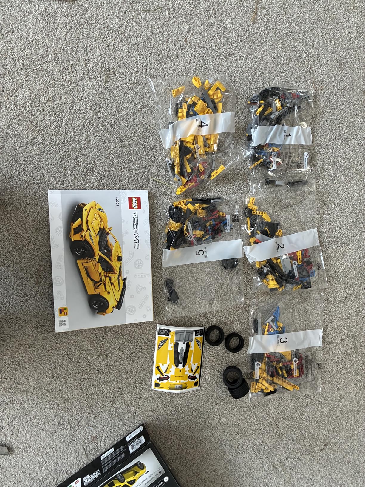 LEGO Technic Chevrolet Corvette Stingray Toy Car - Building Toy Set for Kids, Boys and Girls, Ages 9+ - Model Car Kit for Display - 42205 customer photo 2