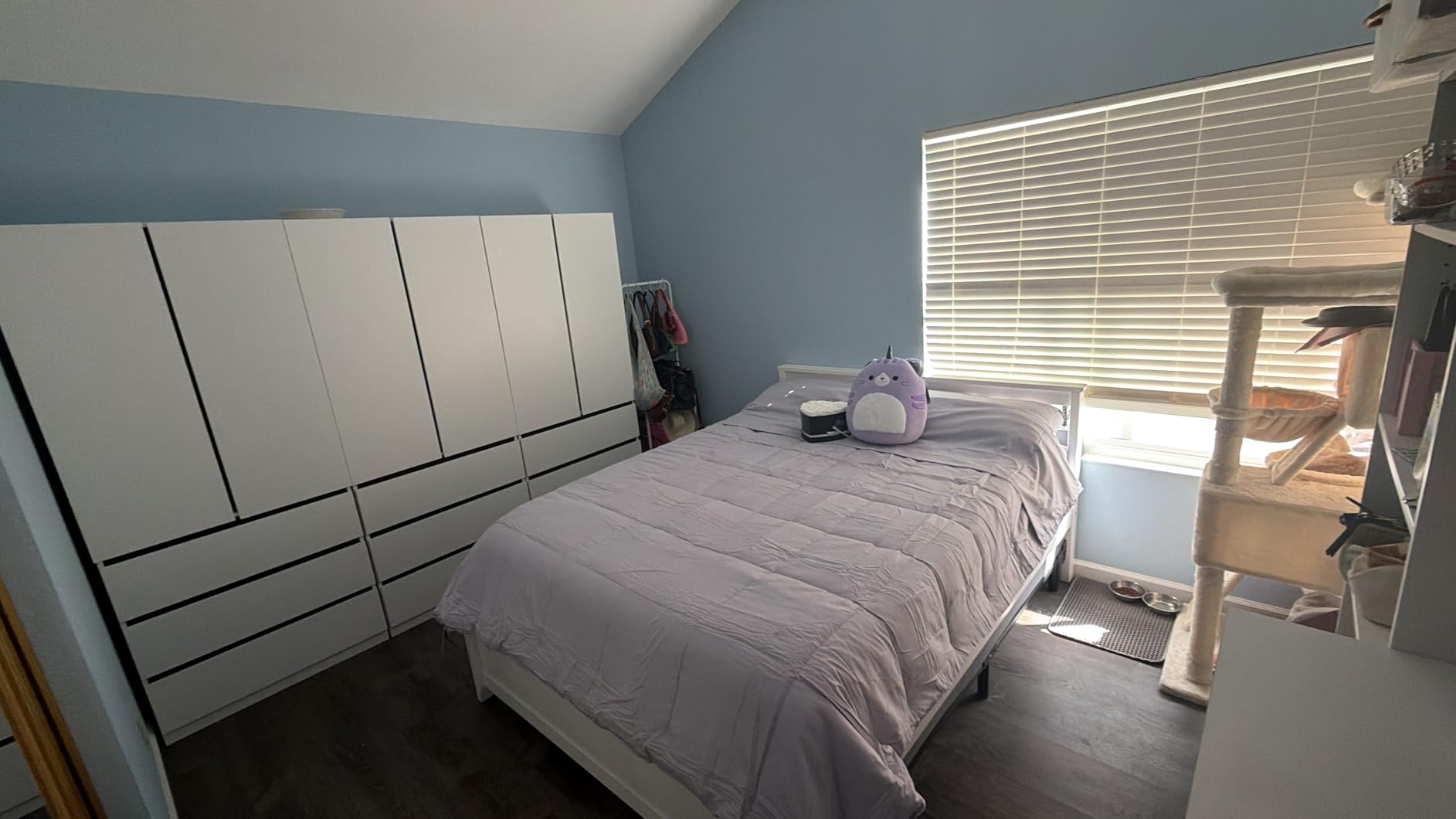 White Wardrobe Closet with Doors: 75