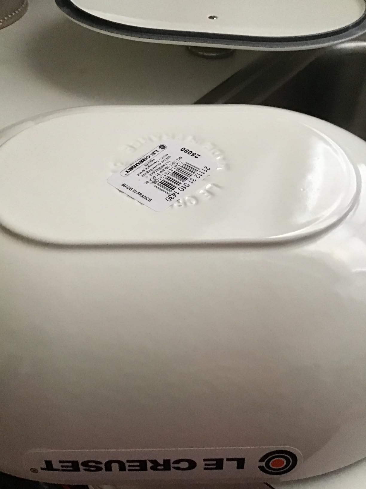 Le Creuset Enameled Cast Iron Signature Oval Casserole with Lid, 3.75 qt., Artichaut customer photo 2