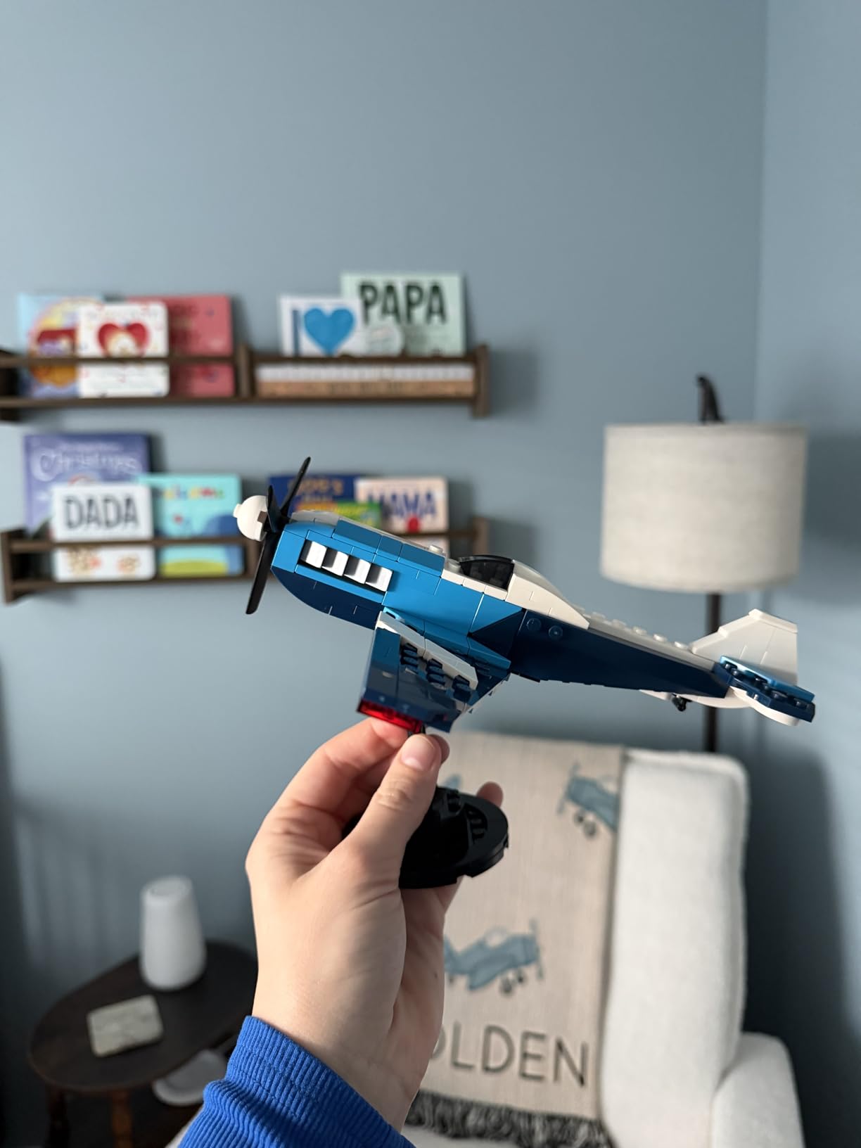LEGO Creator 3 in 1 Aircraft Race Plane Toy - Building Toy with 3 Building Options, Airplane, Fighter Jet, or Helicopter - Gift Idea for Kids Ages 7+ - 31160 customer photo 2