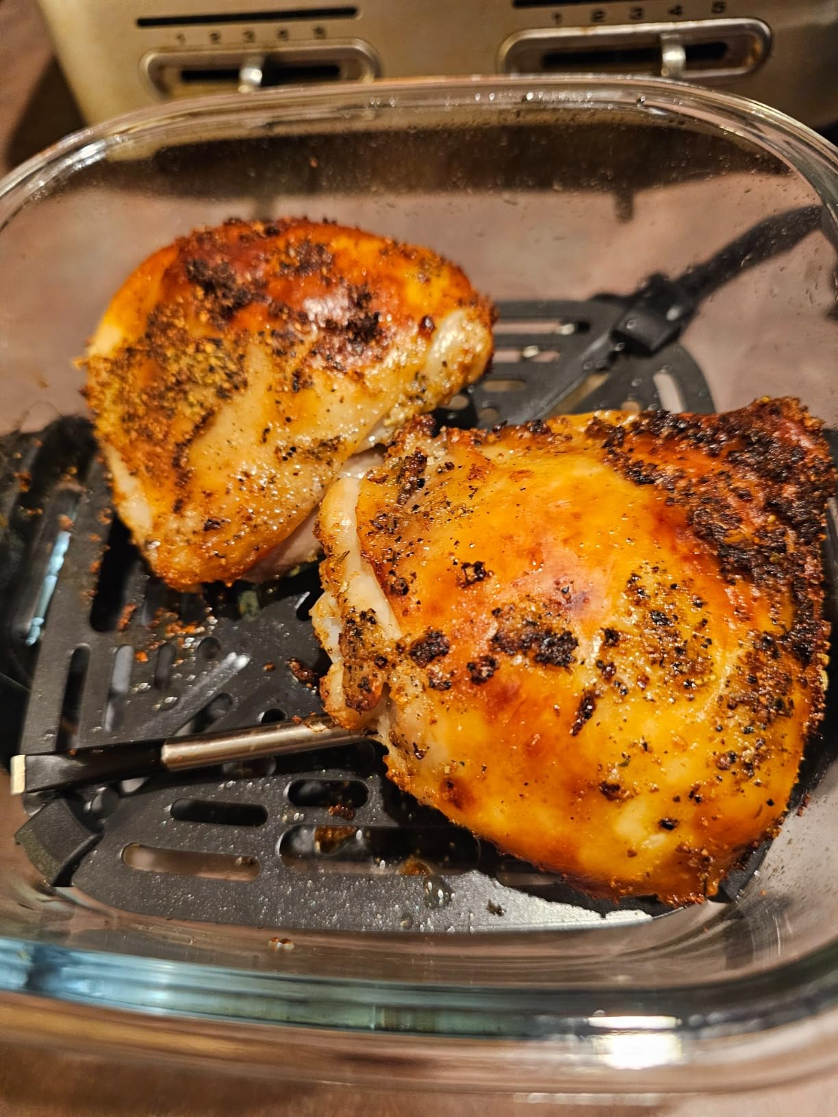 Ninja Crispi 4-in-1 Glass Air Fryer, 450F, Non Toxic, 4QT and 6 Cup Containers, FN101ST customer photo 1