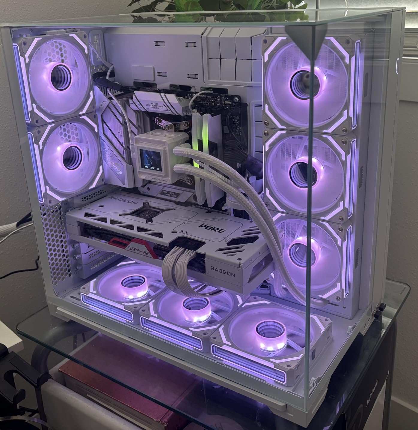 Lian Li O11 Vision Compact Black-Steel-Tempered Glass ATX Mid Tower Computer Case-Back Connect Support-O11VPX customer photo 1
