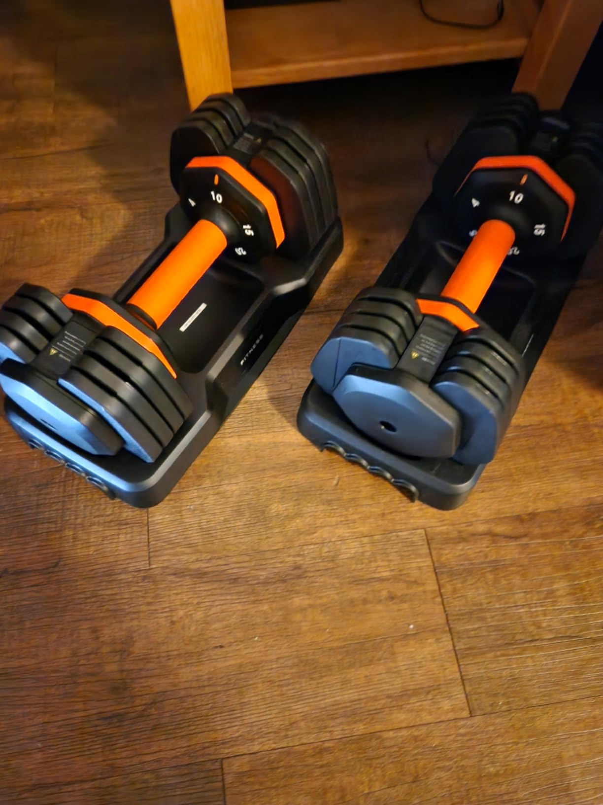 2026 FDB2 Updated Adjustable Dumbbell Set of 2, 110lbs/50lbs Weights Dumbbell Set with Storage Box, 25lbs/55lbs Adjustable Weights with Anti-slip Silicone Grip, Weight Set For Home Gym Suit both Men and Women customer photo 2