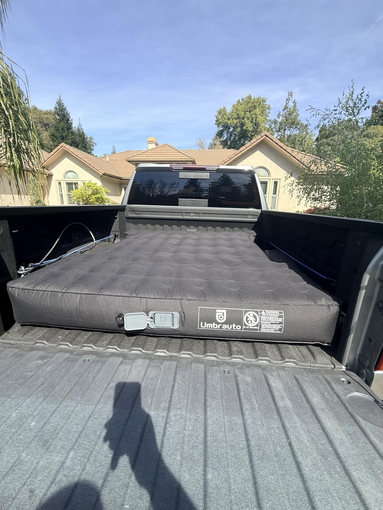 Umbrauto Air Mattress for 5.5-5.8 ft Full-Size Short Truck Beds, Inflatable Truck Tent Airbed with Pump, Pickup Camper Air Bed for Camping customer photo 2