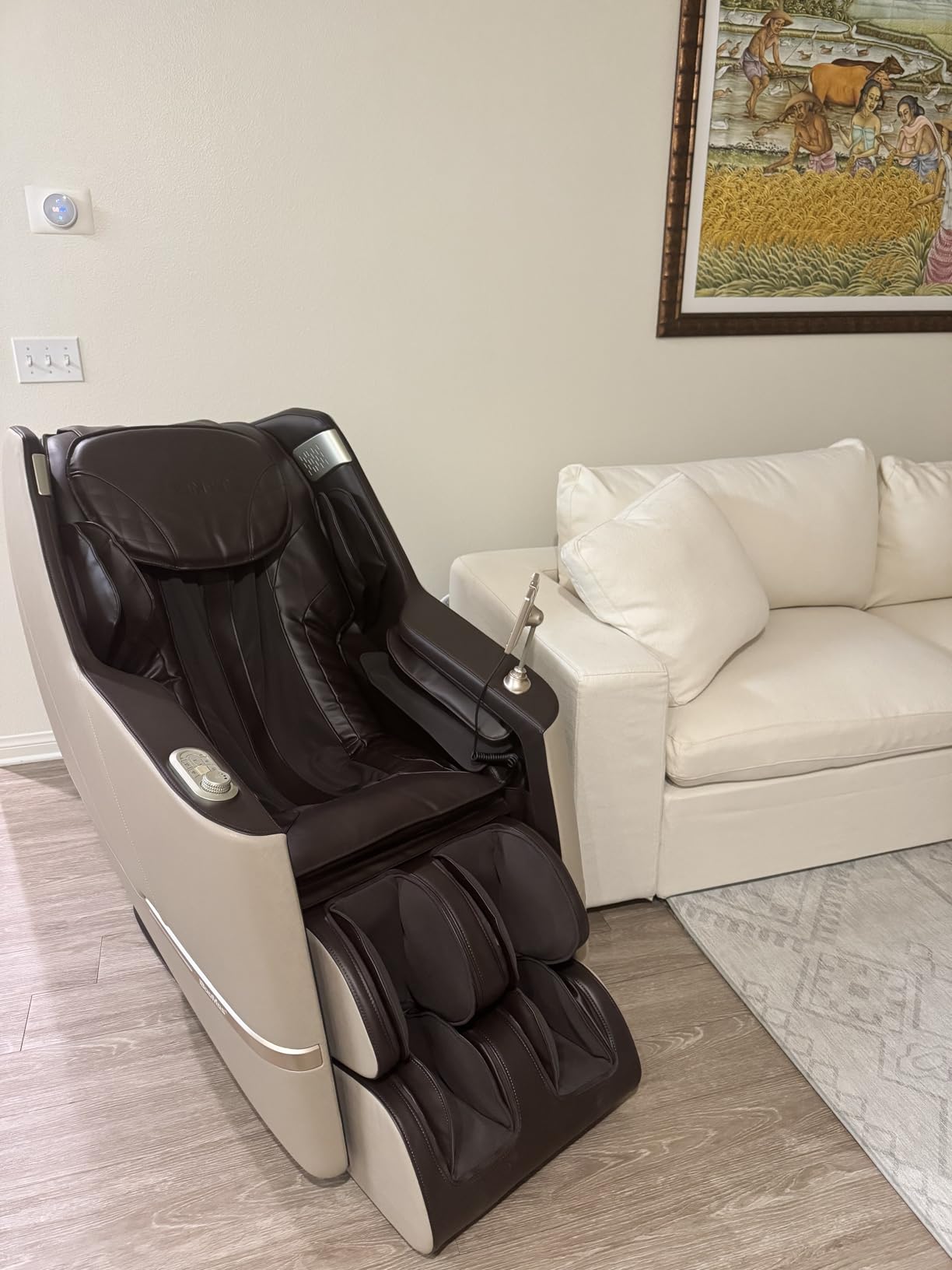 iBooMas Massage Chair Full Body Upgrade 20 Auto Modes Zero Gravity SL-Track | Extendable Footrest, Body Scan, 7 Manual Techniques, Foot Rollers, Heat Therapy, Airbags, Bluetooth, APP customer photo 1