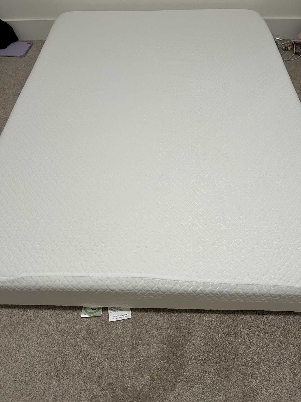 EGOHOME Full Size Memory Foam Mattress, 8 Inch Bed Mattress in A Box with Cooling Green Tea Gel, Pressure Relief with Medium Firm Support, CertiPUR-US Certified customer photo 2