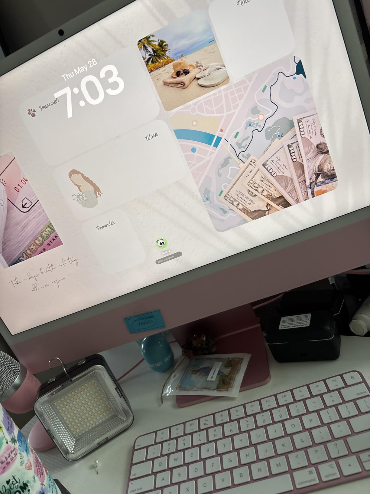 2024 iMac All-in-One Desktop Computer with M4 chip, 8-core CPU and 8-core GPU, 24-inch Retina Display, 16GB Unified Memory, 256GB SSD Storage; Green customer photo 1