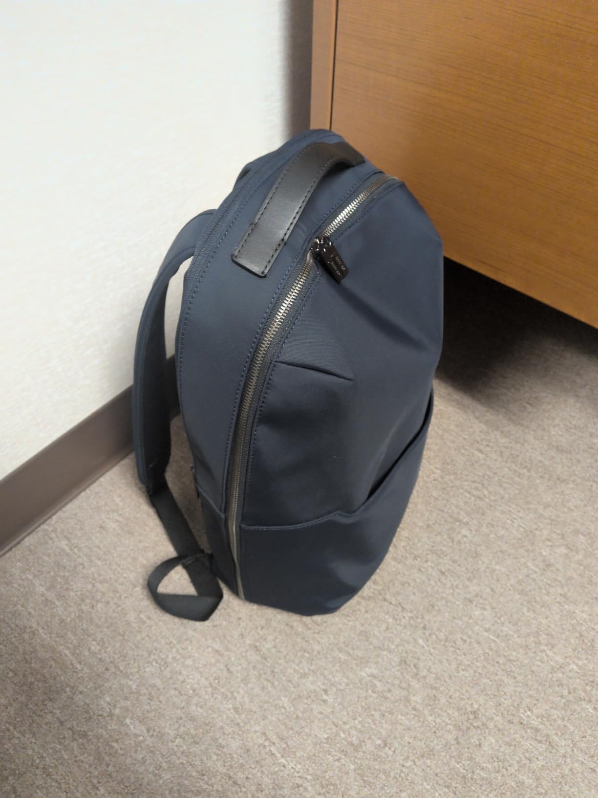 Away The Everywhere Zip Backpack - Personal Item Airline Approved Backpack with 16-Inch Padded Laptop Sleeve, Water Bottle Pocket, Interior and Exterior Pockets - Jet Black customer photo 1