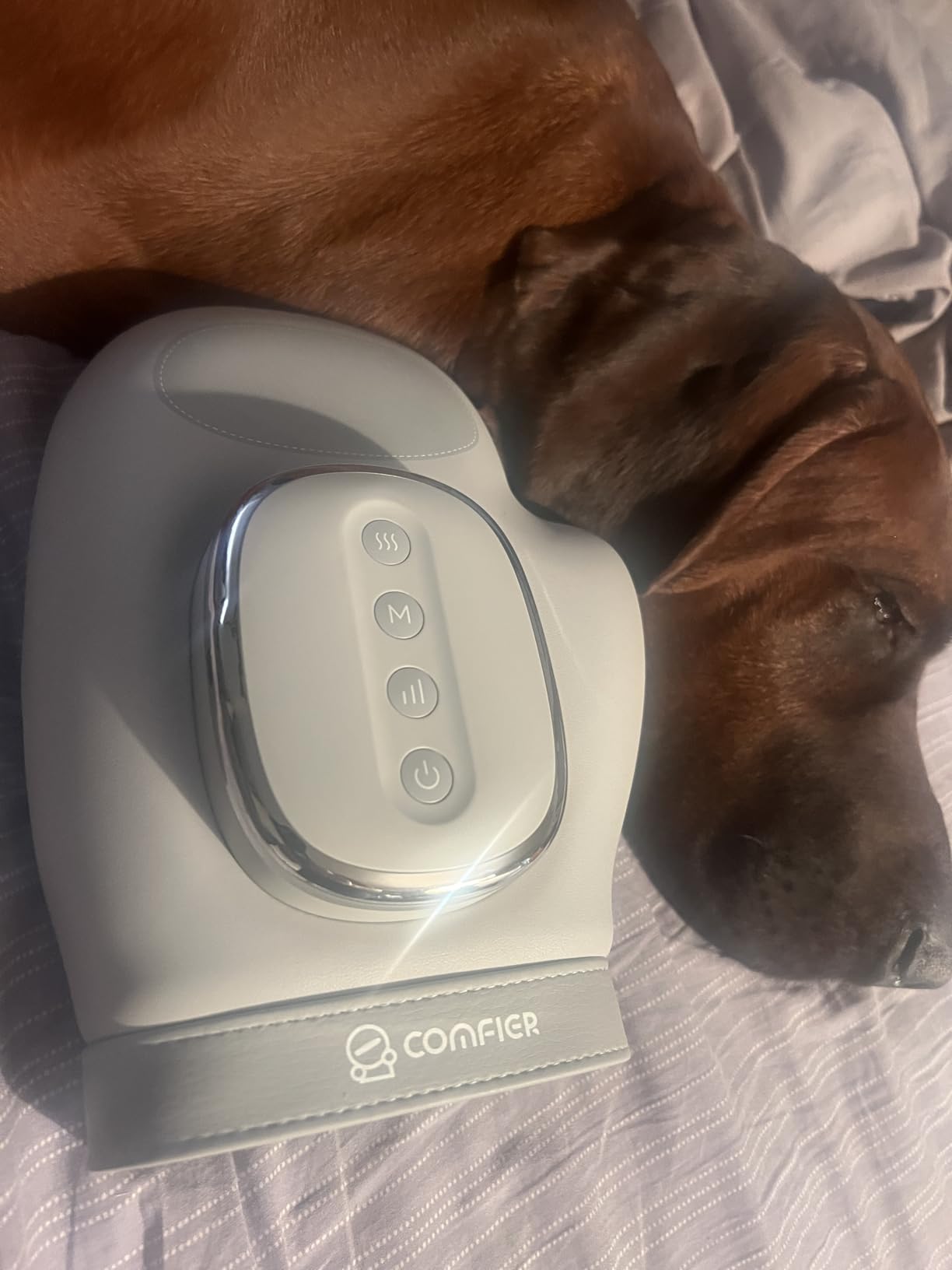 COMFIER 2026 Hand Massager with Heat & Compression, FSA Eligible Items Only | Arthritis Carpal Tunnel, Large Hand Chamber Fits Left Right Hand, 5 Compression, 3 Heat Levels, Birthday Gift for Women Men customer photo 1