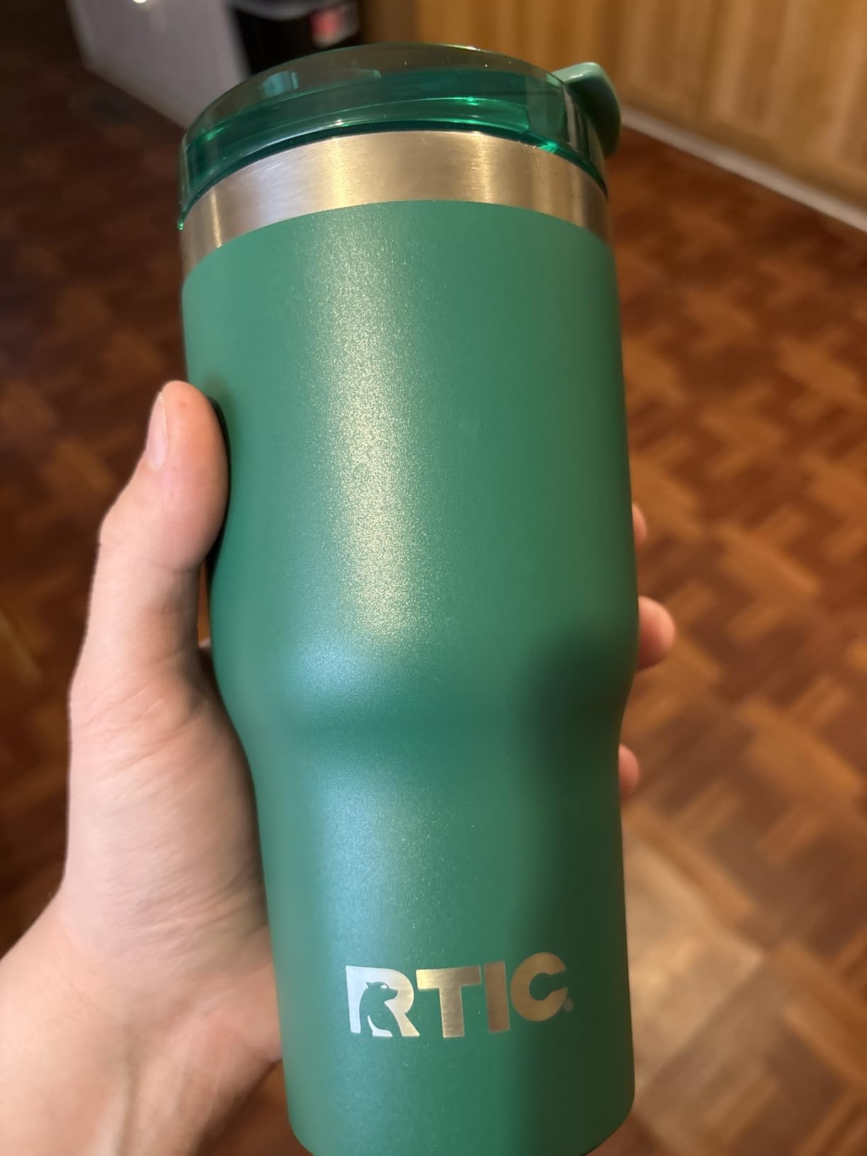 RTIC 30oz Essential Tumbler with Lid, Ceramic Lined, Insulated, Stainless Steel, Double Wall Vacuum-Insulation, Travel Cup for Iced Coffee, Tea, Hot and Cold Drink, Graphite customer photo 1