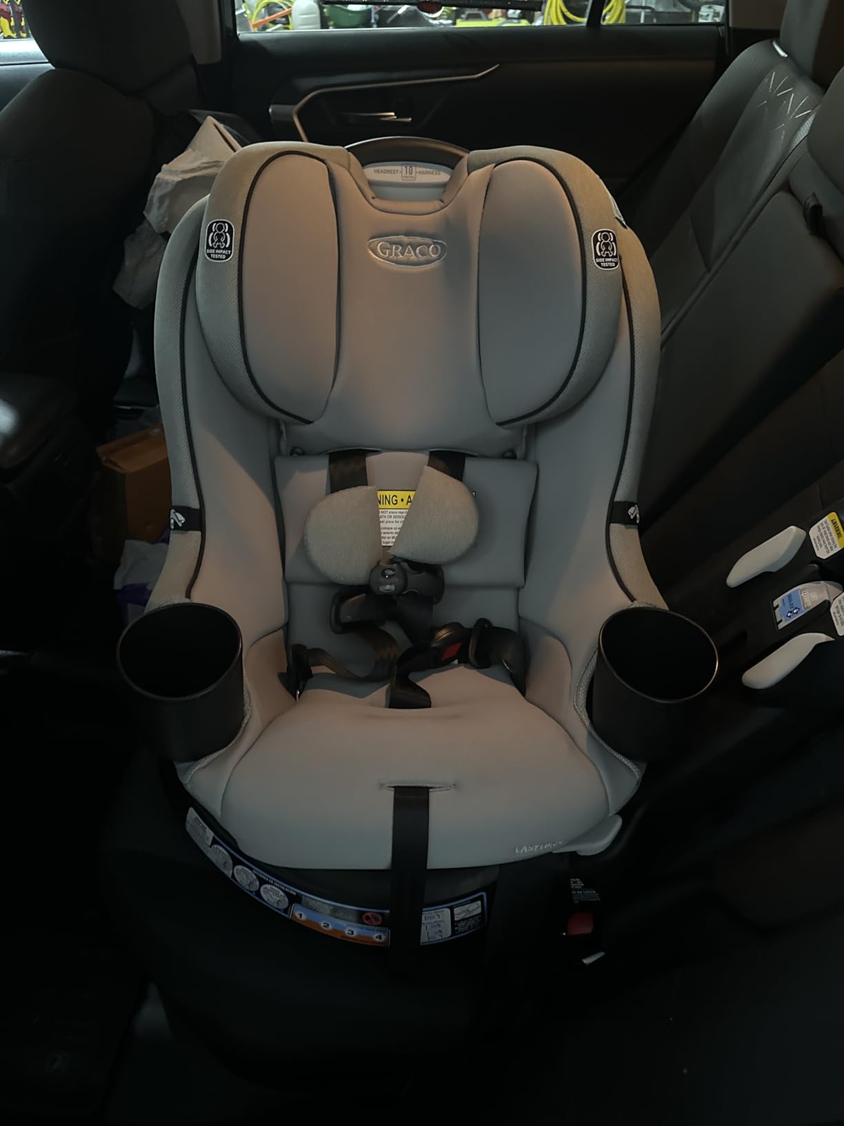 Graco EasyTurn 360 2-in-1 Rotating Convertible Car Seat, 360 Degree Rotating Infant to Toddler Rotating Car Seat, 2 Modes Rear and Forward Facing, Slim Design, Cyran customer photo 1