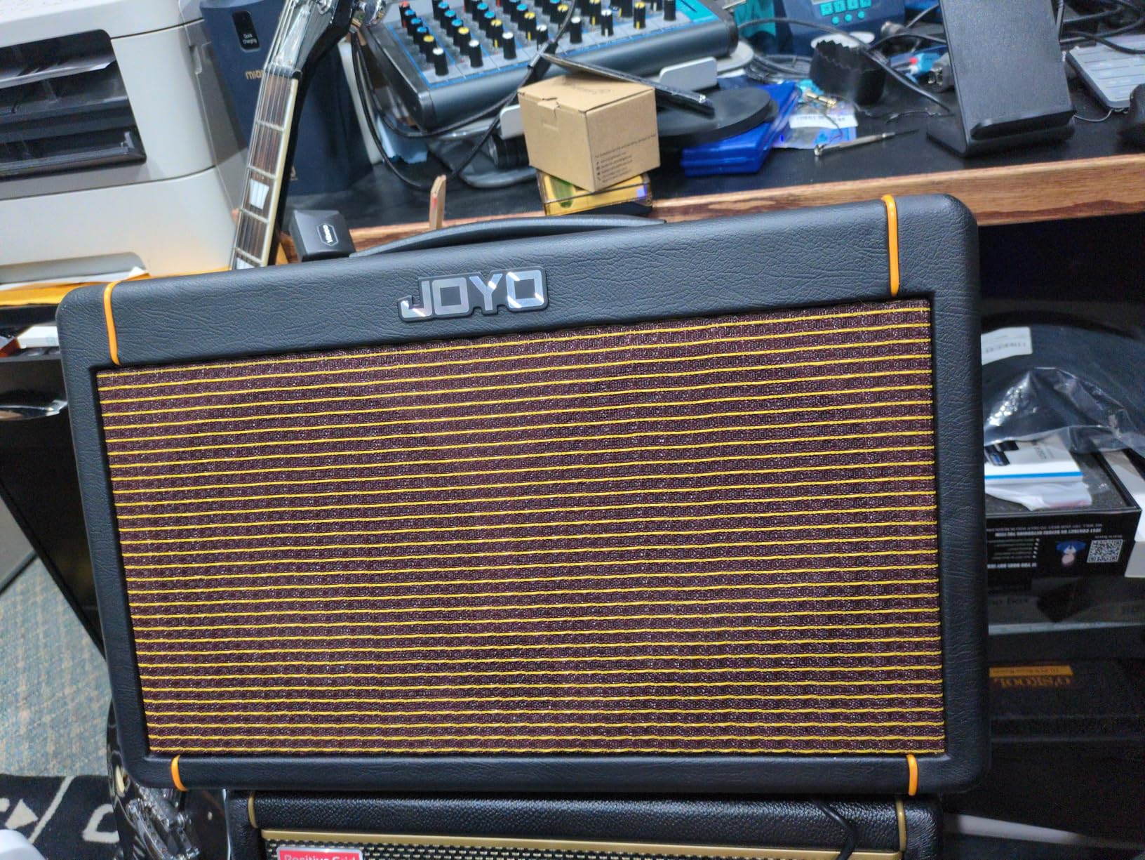 JOYO 40W Guitar Amp for Acoustic Guitar Built-in Bluetooth and Battery with Reverb Chorus Delay Effect for Outdoors and livehouse (AC-40S) customer photo 1