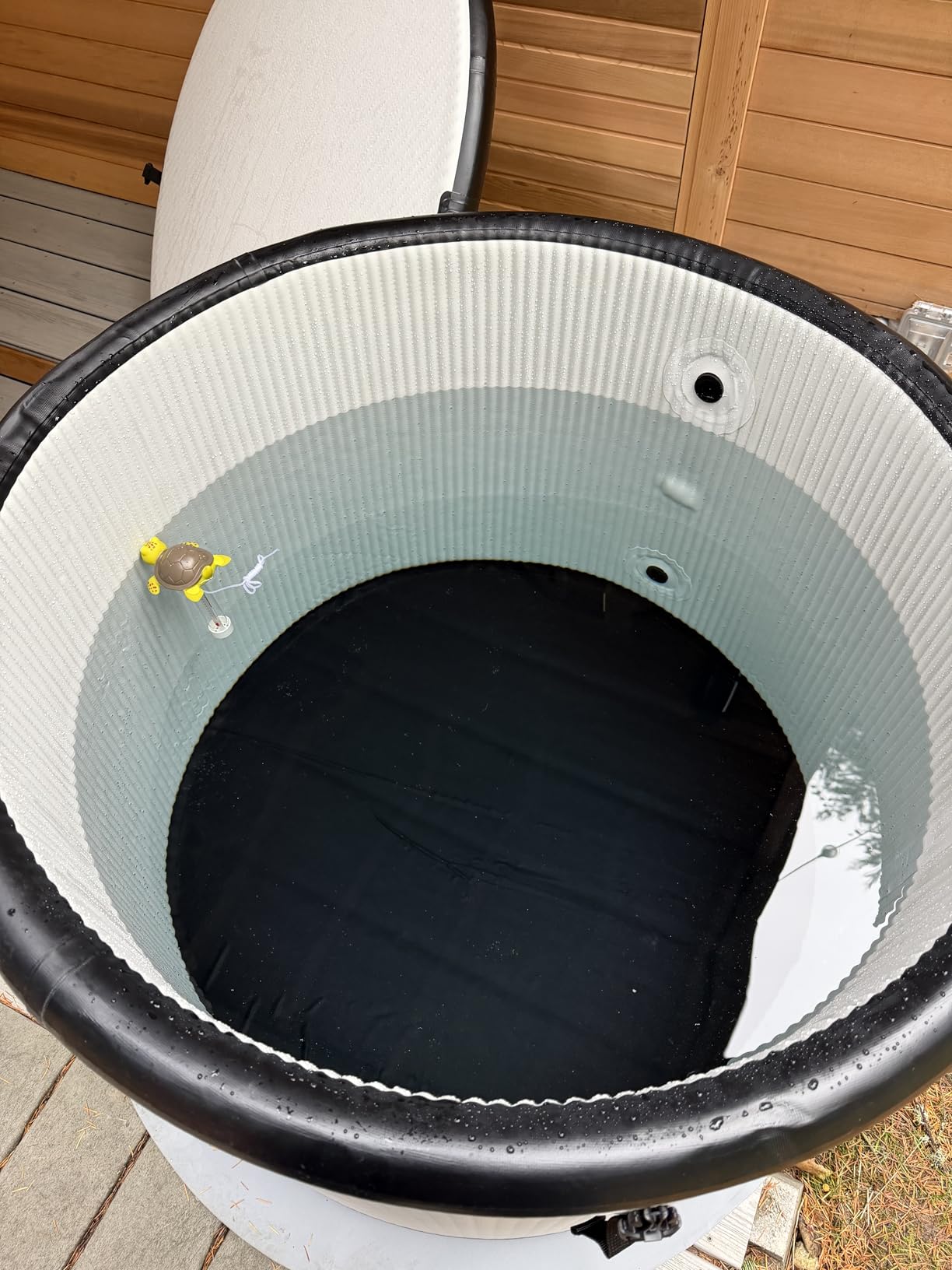 Slanted-Edge Cold Plunge Tub, 155 Gallon, 61