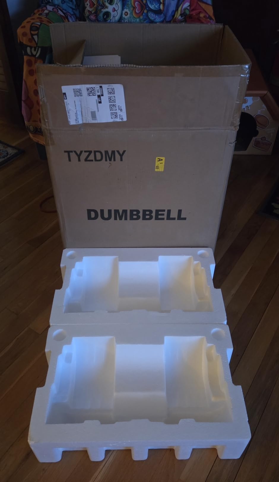 TYZDMY Adjustable Dumbbells Set of 2, Free Weights Dumbbells Set | Adjustable Dumbbell Set, 52.5 lbs pair 105 lbs, 15 in 1, for Men/Women Gym Equipment for Home Strength Training Equipment customer photo 2