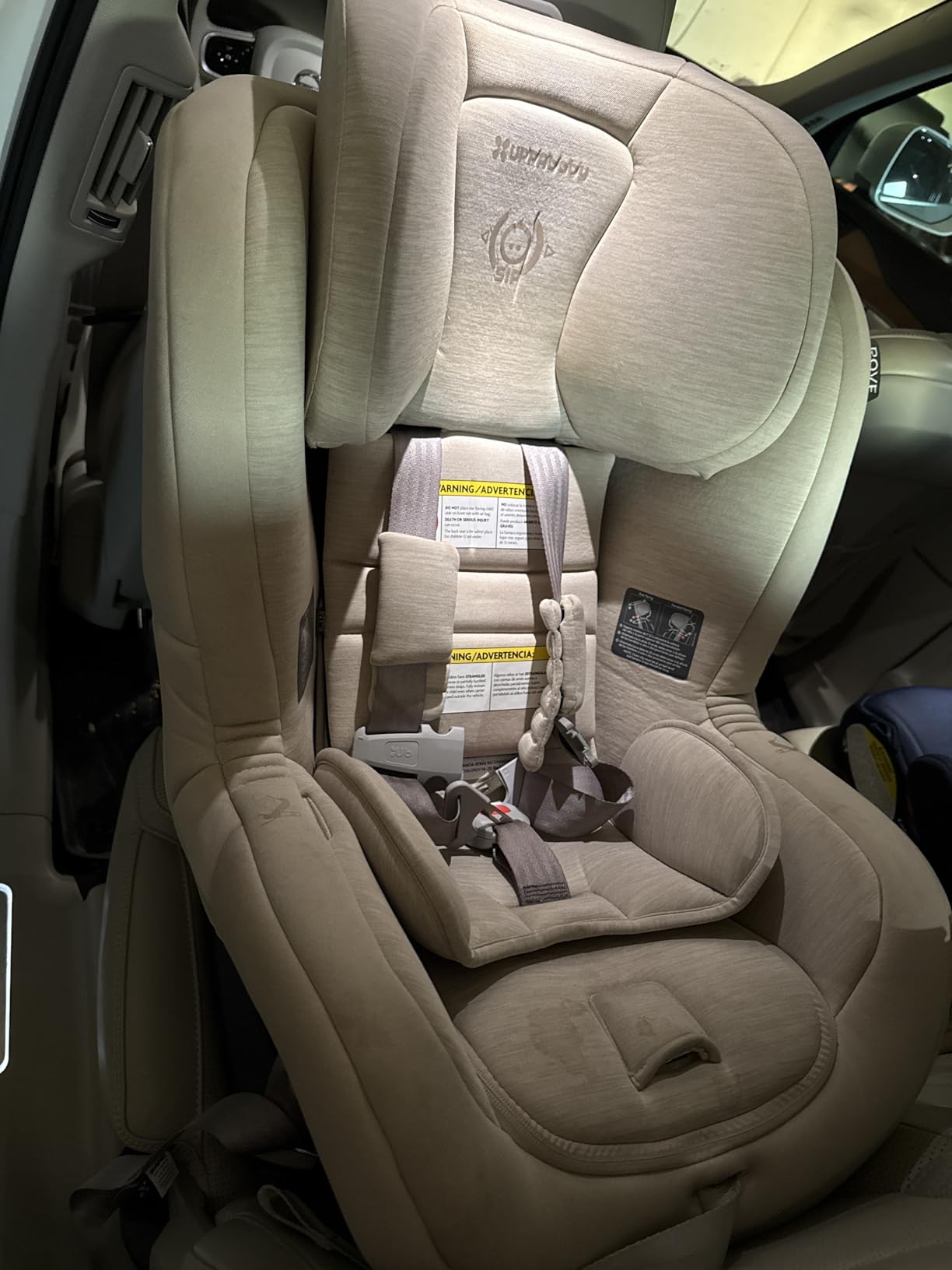 UPPAbaby Rove Convertible Car Seat - 2-in-1 Rear + Forward Facing - Quick + Secure 3-Step Install - Intuitive Safety Technology + Comfort Features - Cup Holder Included - Kavneer (Almond Mélange) customer photo 2