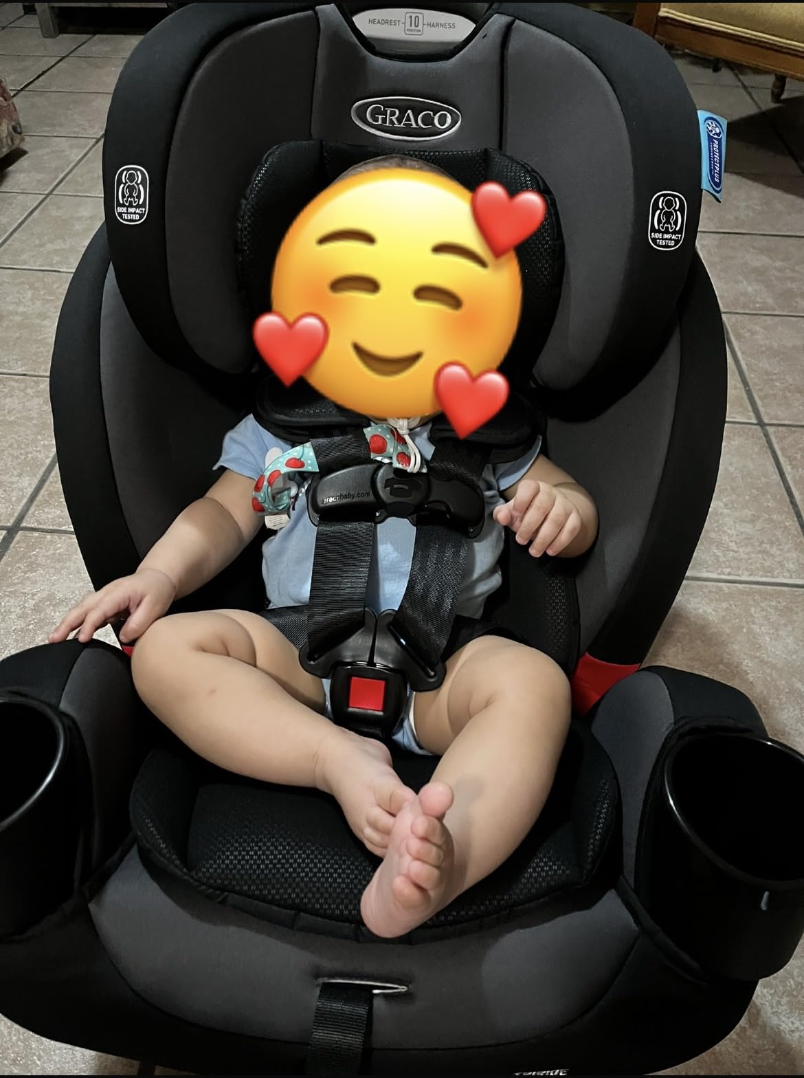 Graco TriRide 3-in-1 Reclining Car Seat, Clybourne - Rear & Forward Facing Car Seat, Highback Booster, Adjustable Headrest customer photo 1