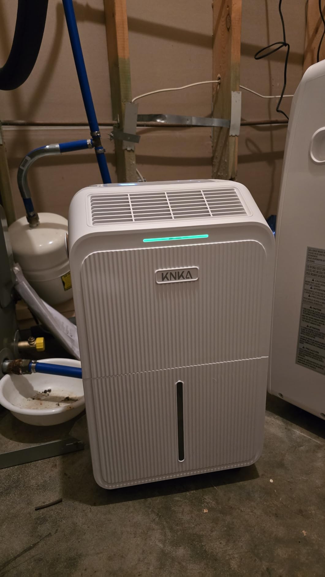 KNKA 2500 Sq.Ft Dehumidifier for Basement with Drain Hose Max 34 Pints, Dehumidifiers for Home, Bedroom, Bathroom, Large Room, Three Modes, Intelligent Humidity Control, Dry Clothes, 24HR Timer customer photo 1