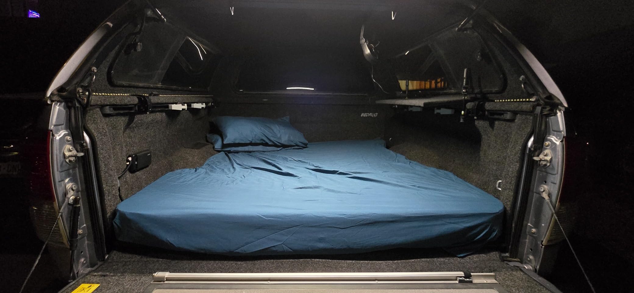 Lost Horizon Truck Bed Camping Air Mattress with Foam, Self Inflating Sleeping Pad for Full Size 5.5-5.8FT with Pump Sack, 4.5