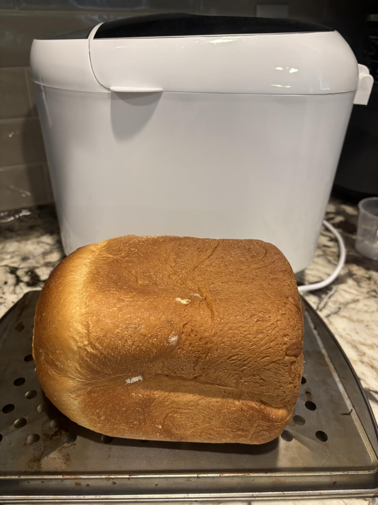 KITCHENARM 19-in-1 HANDY Bread Machine with Homemade Cycle and Gluten Free Setting - Beginner Friendly 2LB 1.5LB 1LB White Bread Maker Machine with Recipes and Delay Timer customer photo 1