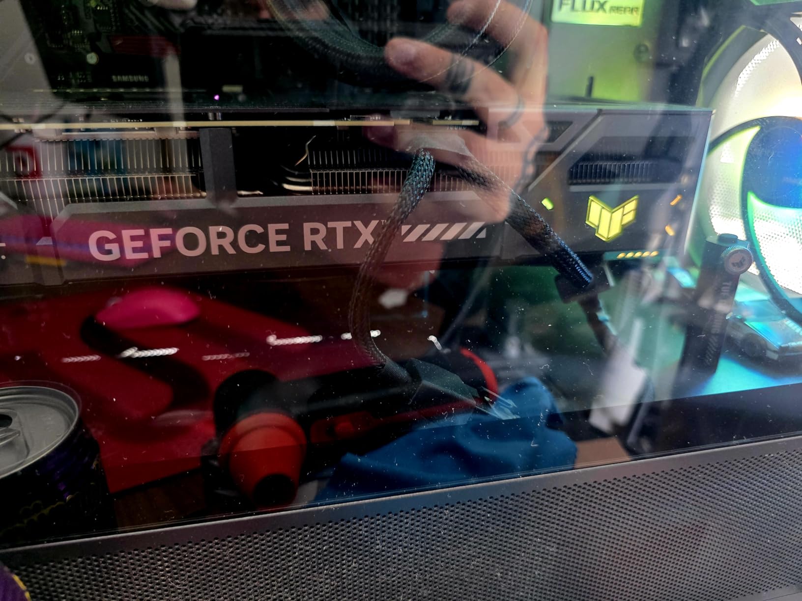 ASUS TUF Gaming NVIDIA GeForce RTX 5070 12GB GDDR7 OC Edition Graphics Card, PCIe 5.0, HDMI/DP 2.1, Military-Grade Components customer photo 2