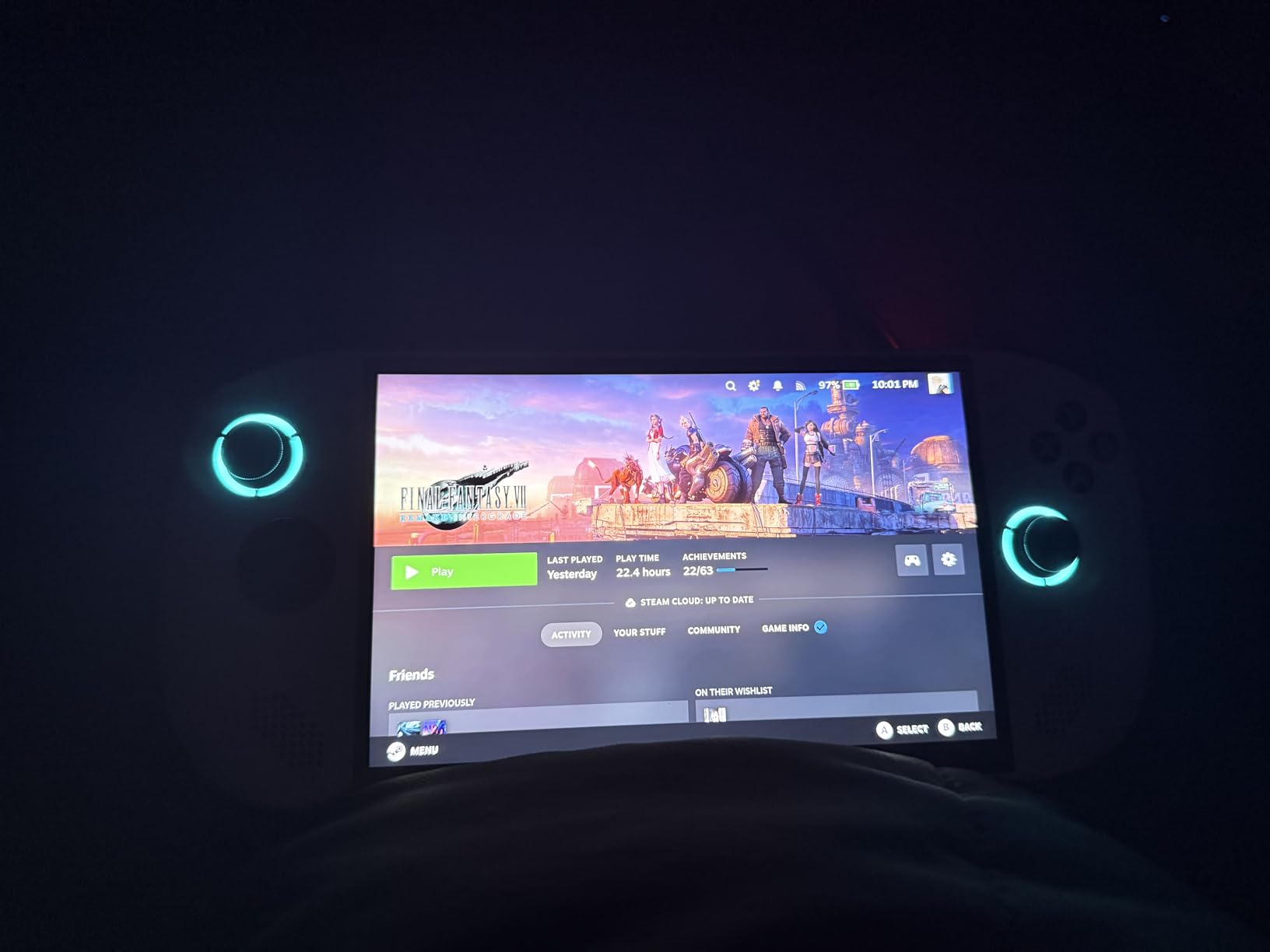 Lenovo Legion Go S - 2025 - Mobile Gaming Console - 8 inch PureSight IPS Display - 120Hz customer photo 2