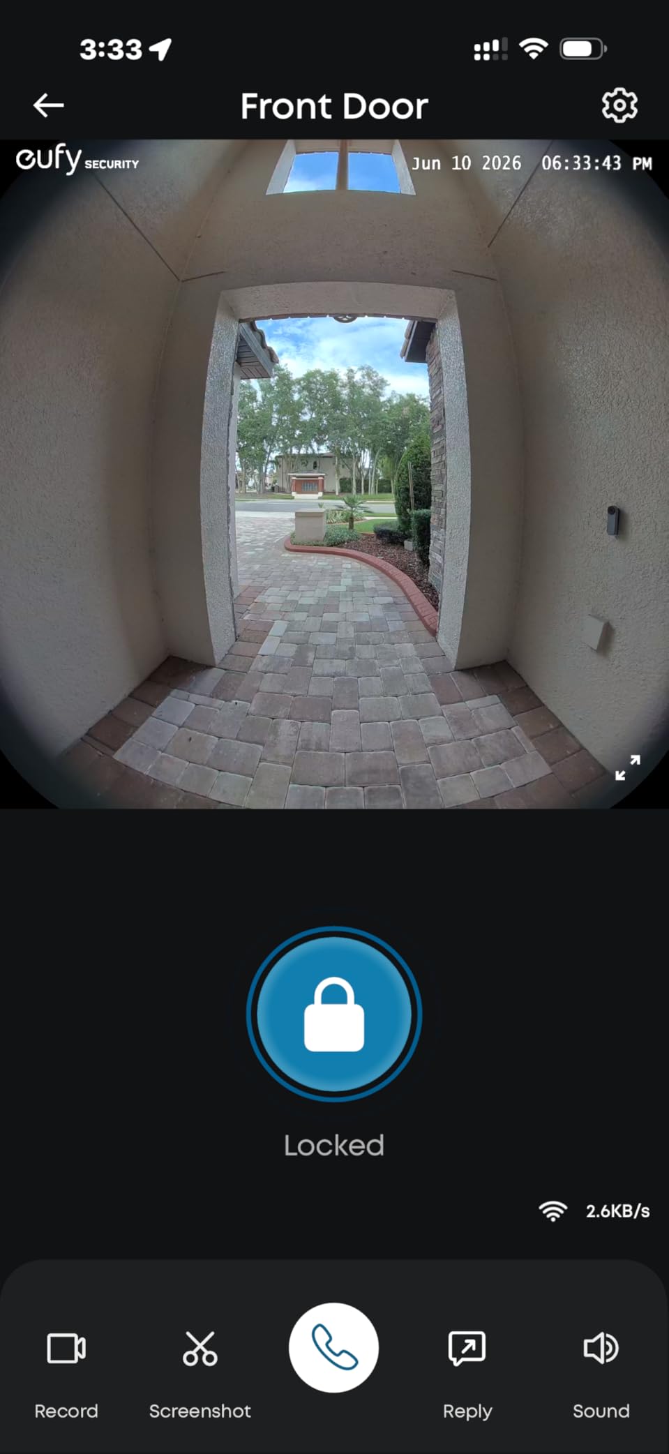 eufy Security Smart Lock FamiLock S3 Max with Palm Vein Recognition, Internal Video Screen, BHMA Grade 1, 2K HD Doorbell Camera, 16GB Built-in Storage customer photo 1