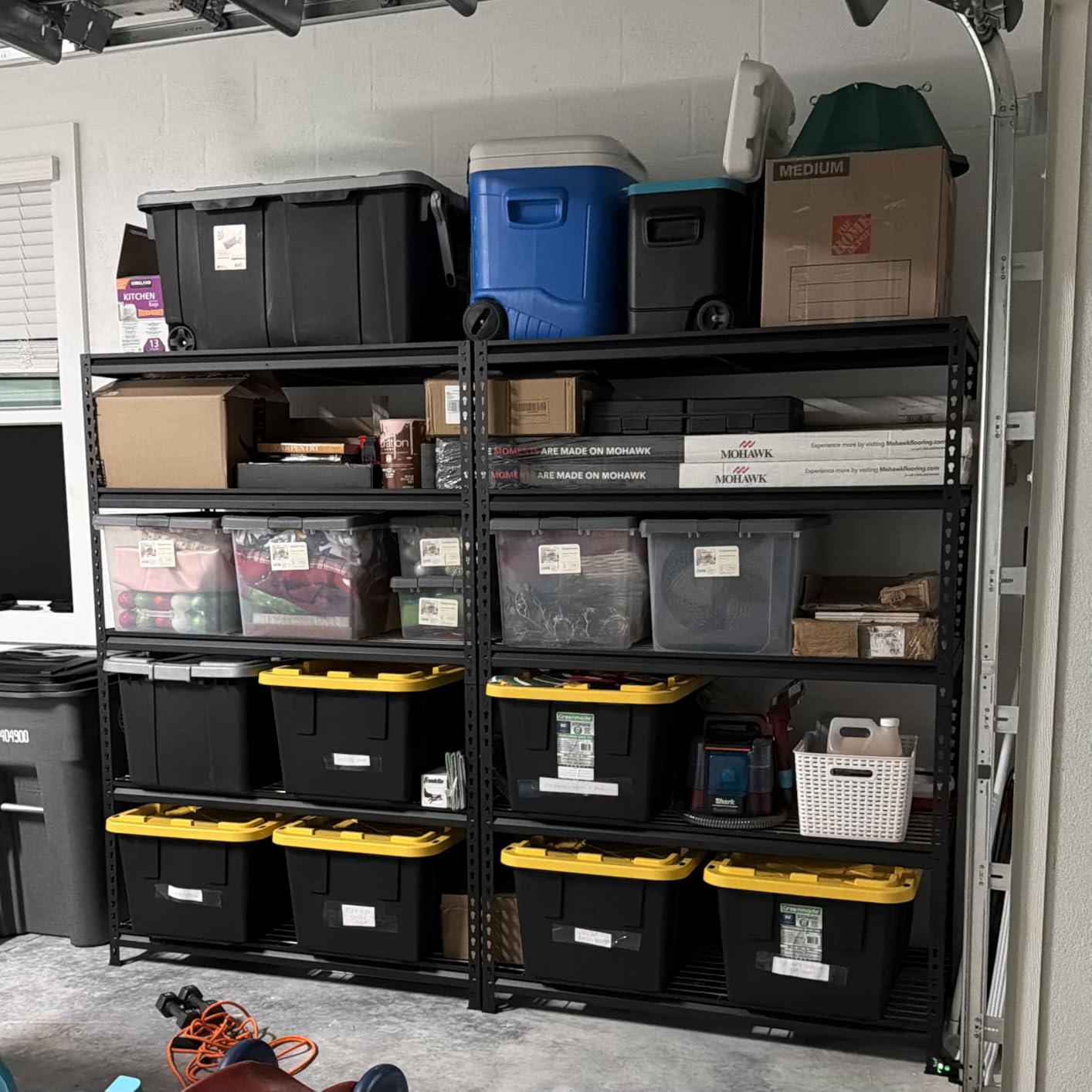 WORKPRO 5-Tier Heavy Duty Metal Shelving Unit, 72