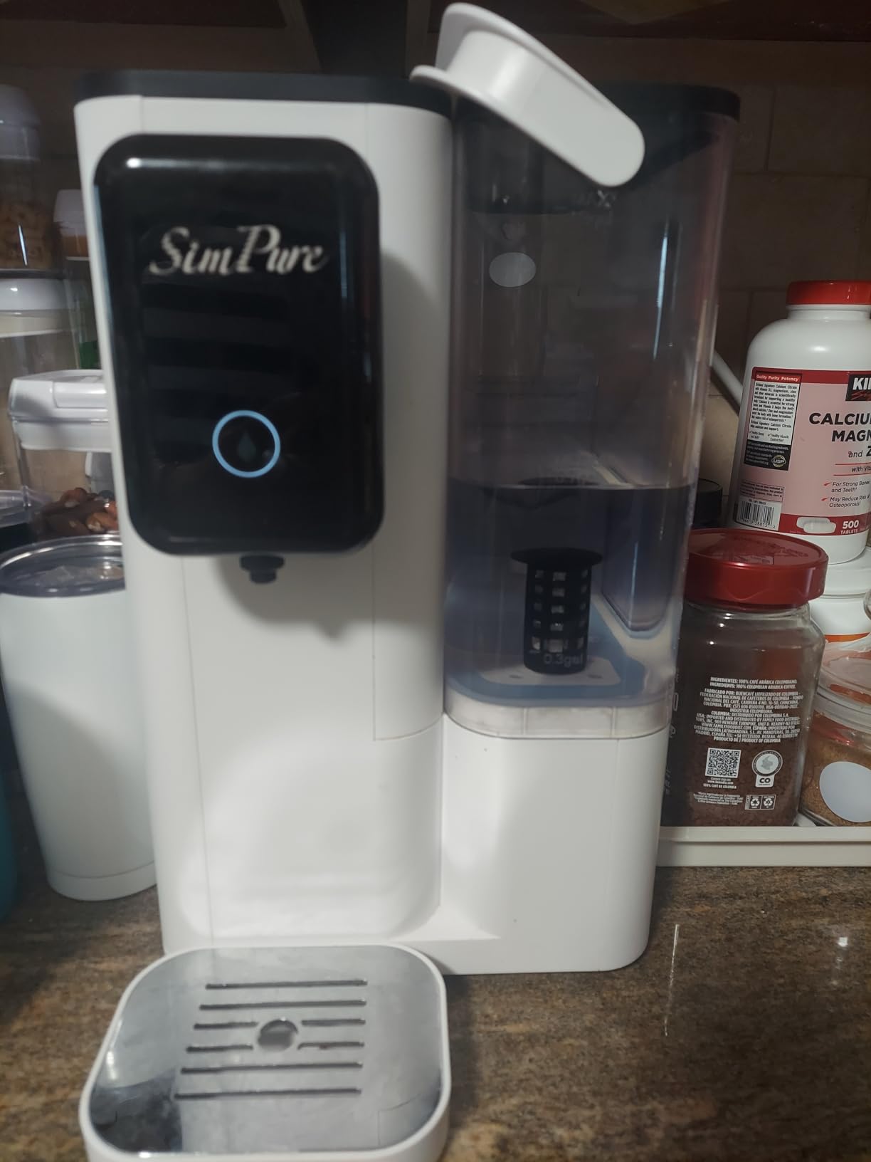 SimPure Y9A UV Countertop Reverse Osmosis Water Filter, Alkaline Remineralization 300 GPD 6 Stage Purification, RO Water Filtration System, Super Fast Filtering Portable Water Purifier customer photo 2