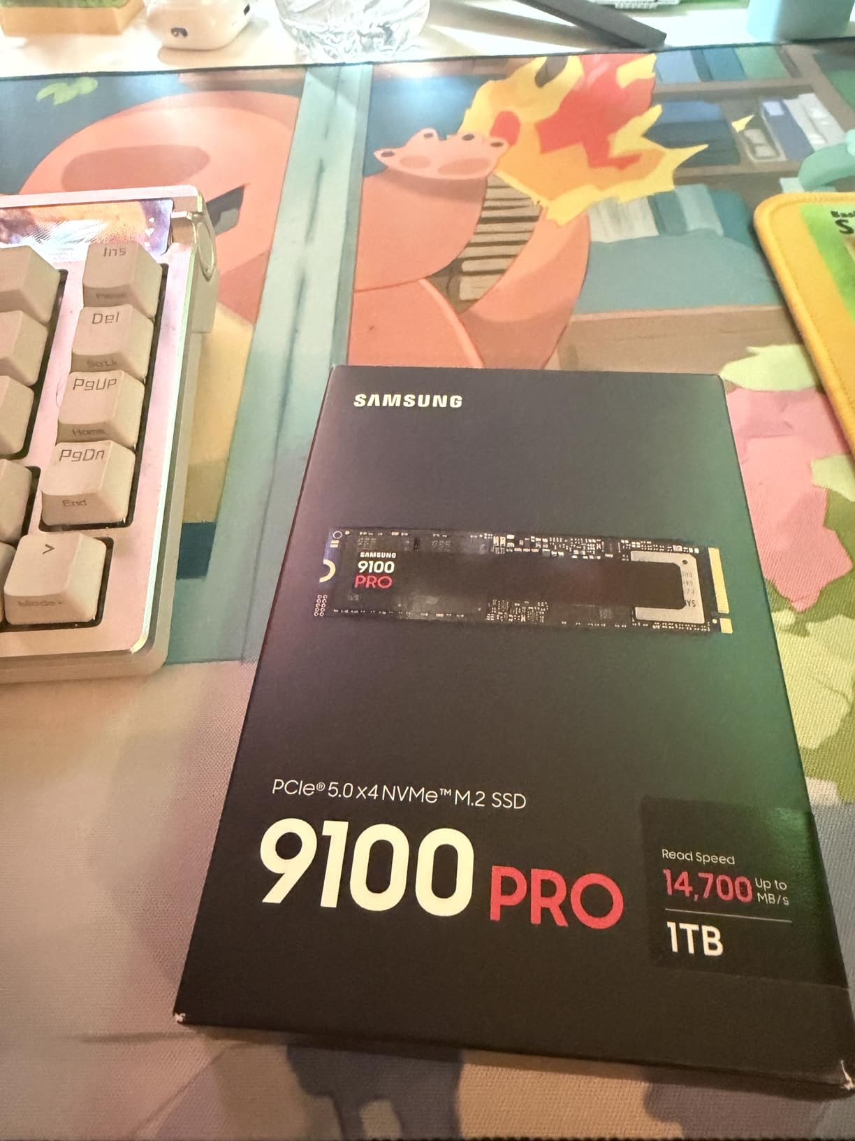 Samsung SSD 9100 PRO 4TB, PCIe 5.0x4 M.2 2280, Seq. Read Speeds Up to 14,800MB/s, Best for AI Computing, Gaming, and Heavy Duty Workstations (MZ VAP4T0B/AM) customer photo 1