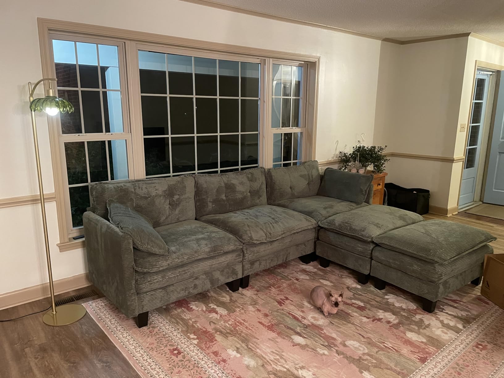Amsleekey Modular Sectional Sofa, 111.5