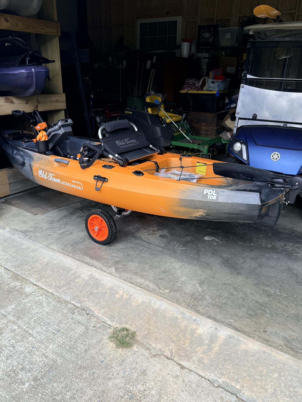 VEVOR Kayak Cart, Heavy Duty 450 LBS Load Capacity Kayak Trailer, Detachable Canoe Trolley Cart with Adjustable Width & Nonslip Support Foot, 12'' Solid Tires for Kayaks Canoes Float Mats Paddleboards customer photo 1