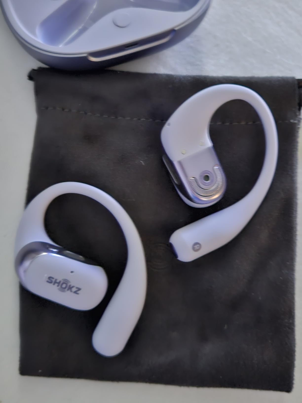 SHOKZ OpenFit 2+ Open-Ear Earbuds, Black, Dolby Audio,Wireless Charging customer photo 2