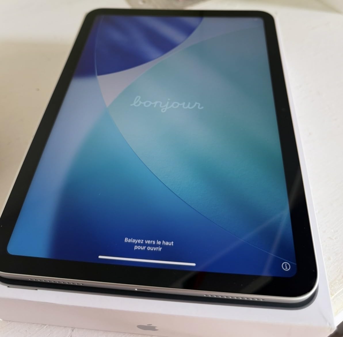 Apple iPad 11-inch: A16 chip, 11-inch Model, Liquid Retina Display, 128GB, Wi-Fi 6, 12MP Front/12MP Back Camera, Touch ID, All-Day Battery Life - Blue customer photo 1