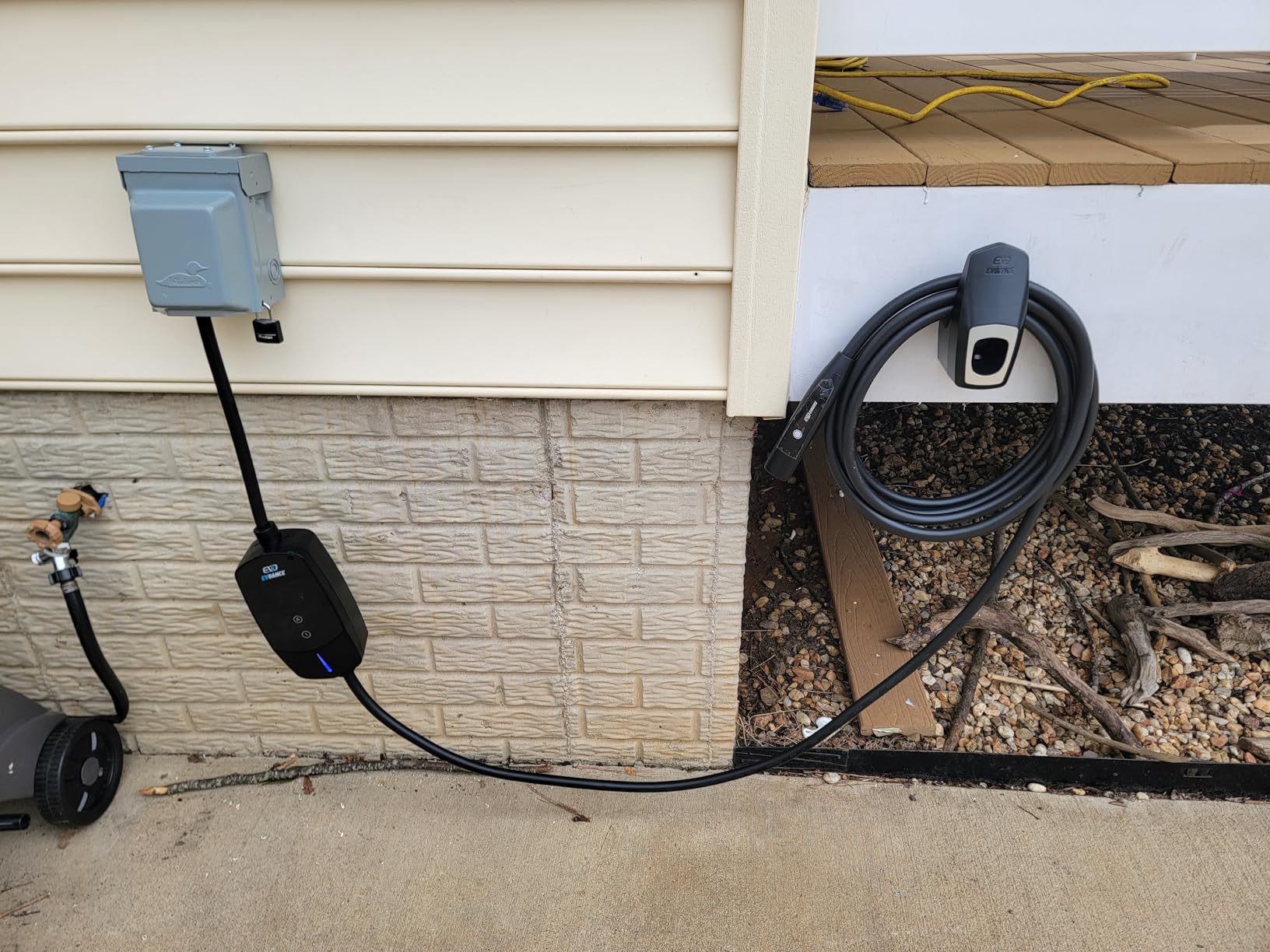 EVDANCE Level 2 EV Charger for Tesla, 40A / 9.6kW Fast Home EV Charging Station with NEMA 14-50 Plug, 25FT Cable, Adjustable Current & Delay Timer, Compatible with All Tesla Model 3/Y/S/X (NACS Plug) customer photo 1