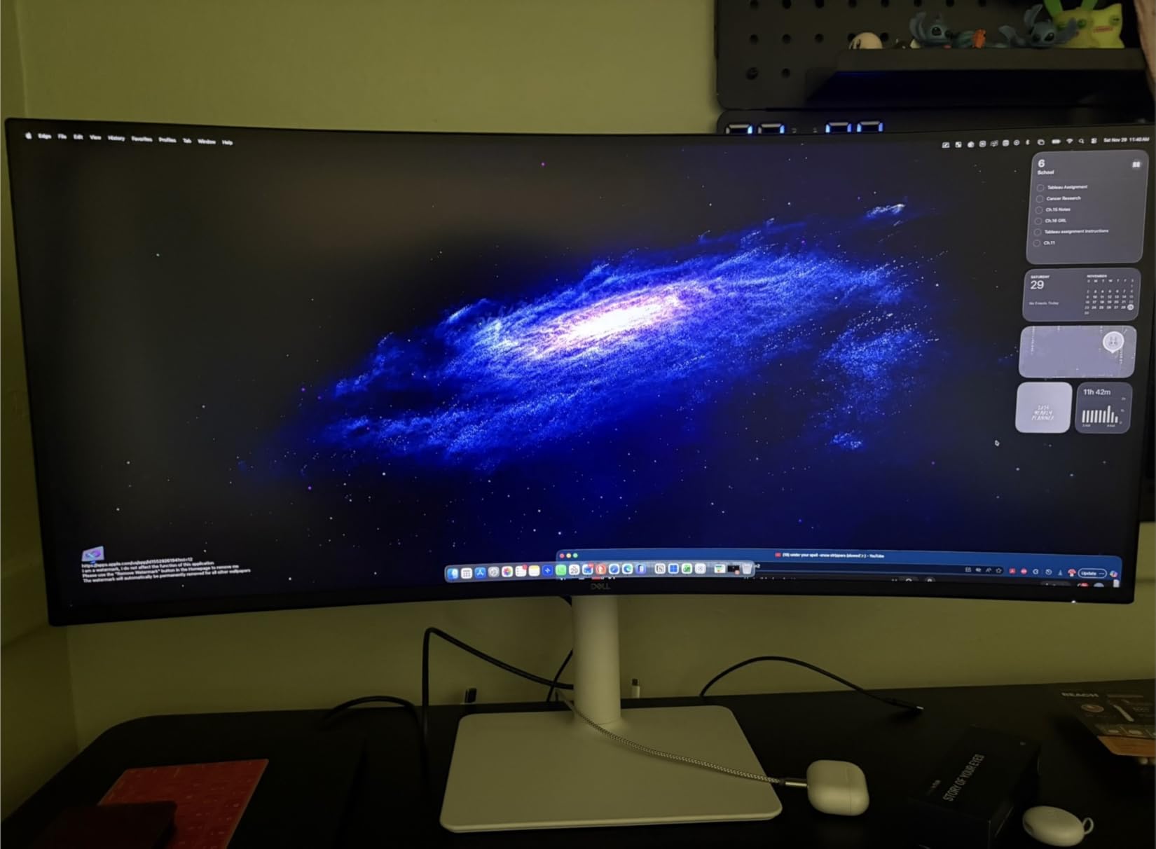 Dell 34 Plus USB-C Curved Monitor - S3425DW - 34-inch (3440 x 1440) up to 120 Hz 21:9 Display, VA Panel, AMD FreeSync Premium, 99% sRGB, 95% DCI-P3, Integrated Speakers, 3000:1 Contrast Ratio customer photo 2