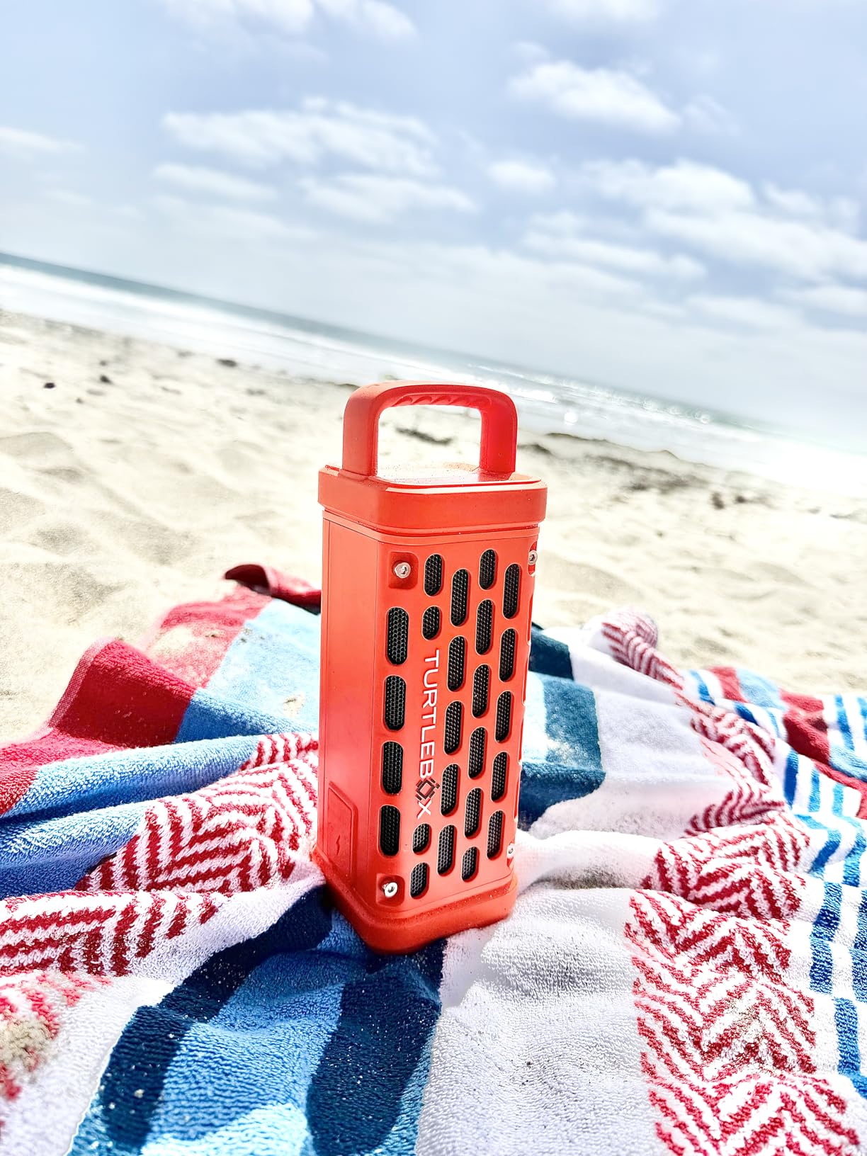 Turtlebox Ranger: Loud! Outdoor Portable Bluetooth 5.4 Speaker | Rugged, Waterproof, Ultra-Portable | Plays to 105db, Deep Bass, Shockproof, Unlimited Pairing for Full Stereo Experience, Tan customer photo 2